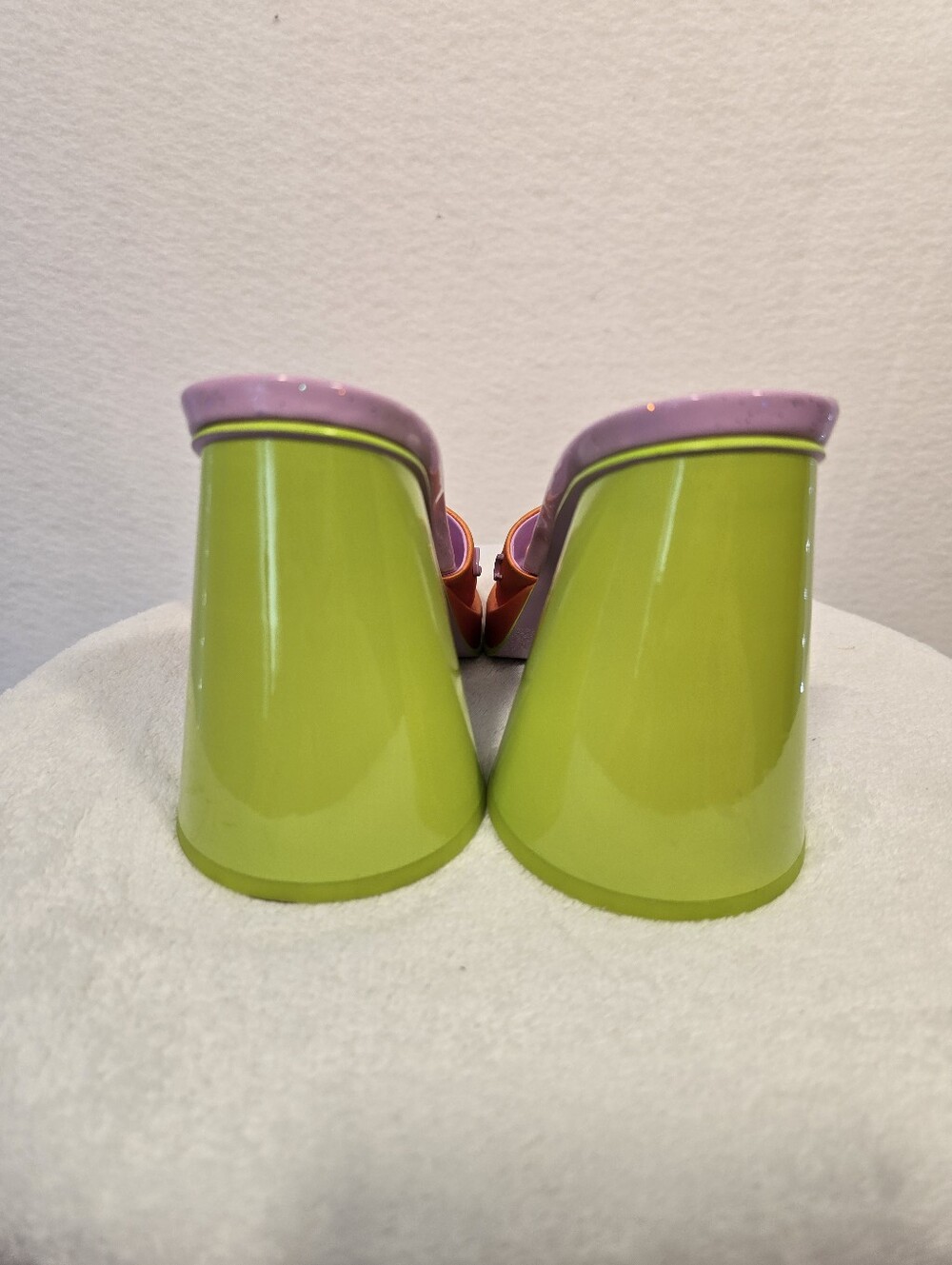 Circus By SAM EDLEMAN Barbiecore 4.5 Inch Cone Heel Retro Slide Cosplay Shoes7.5 - Picture 5 of 16